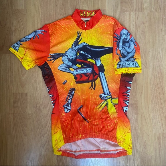 Primal Wear Wedgie Vintage 90s Y2K Cycling Jersey Men’s Small